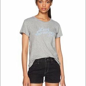 Levi Strauss & Co. XL heather grey logo tee